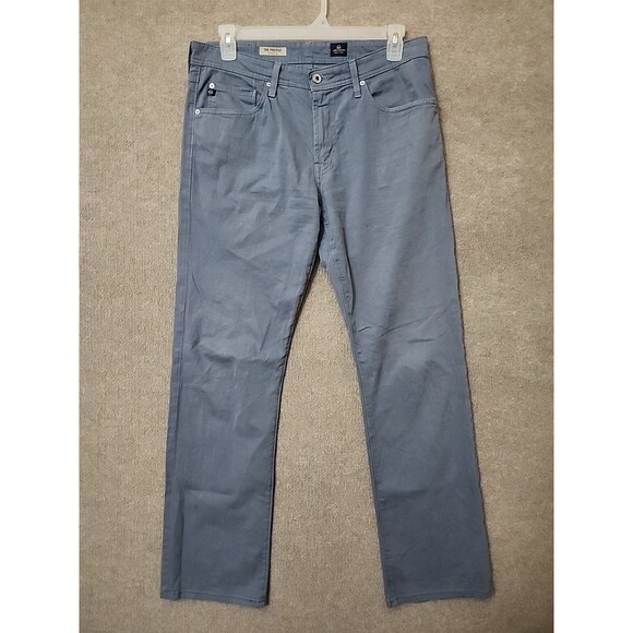 Adriano Goldschmied Protege Pants Mens 34x34 Blue Straight Leg Stretch - Picture 1 of 9